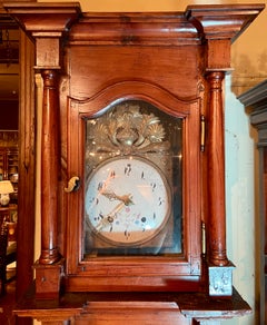 Antique French Provincial Grandfather Clock, Circa 1870-1880