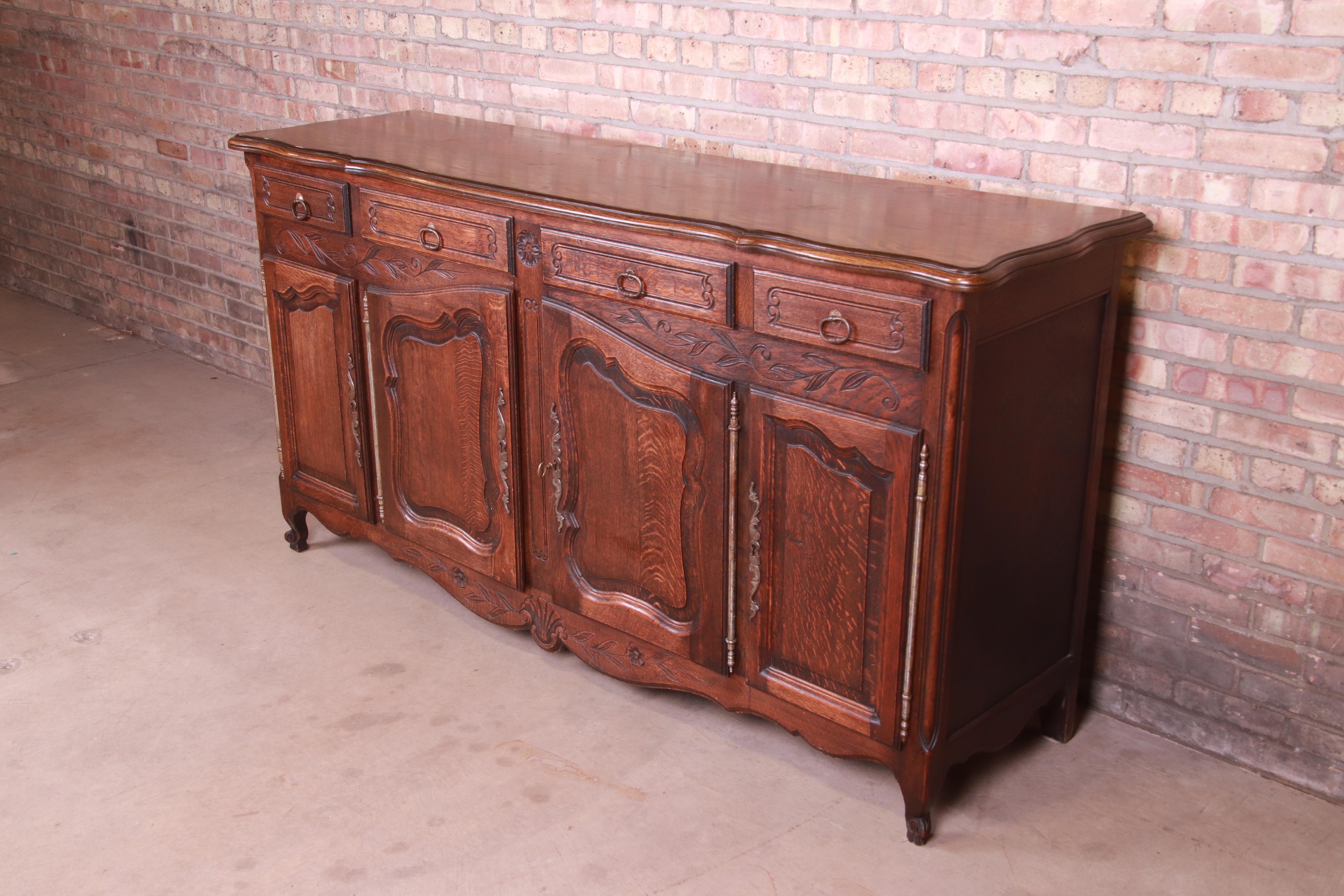 antique french provincial sideboard