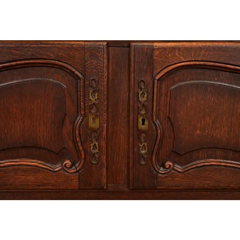 Antique French Provincial Louis XV Drop Front Secretary Desk, CIRCA 1900 im Angebot 2