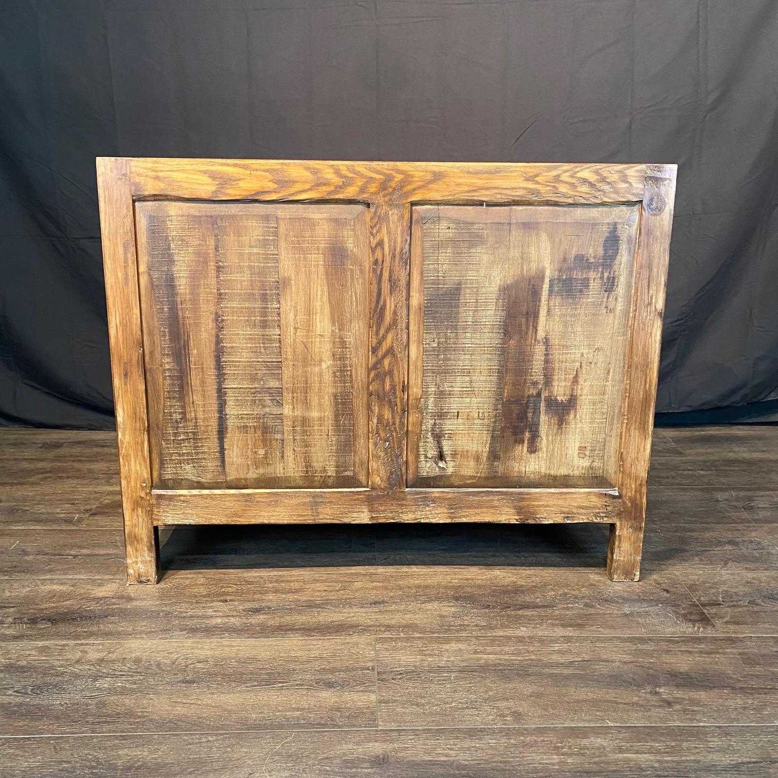 Antique French Provincial Louis XV Marble Top Three-Drawer Commode For Sale 13