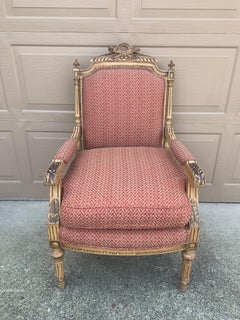 Antique French Provincial Louis XVI Armchair