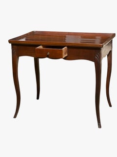 Antique French Provincial Mahogany Louis XV Style Side or Tea Table, circa 1900