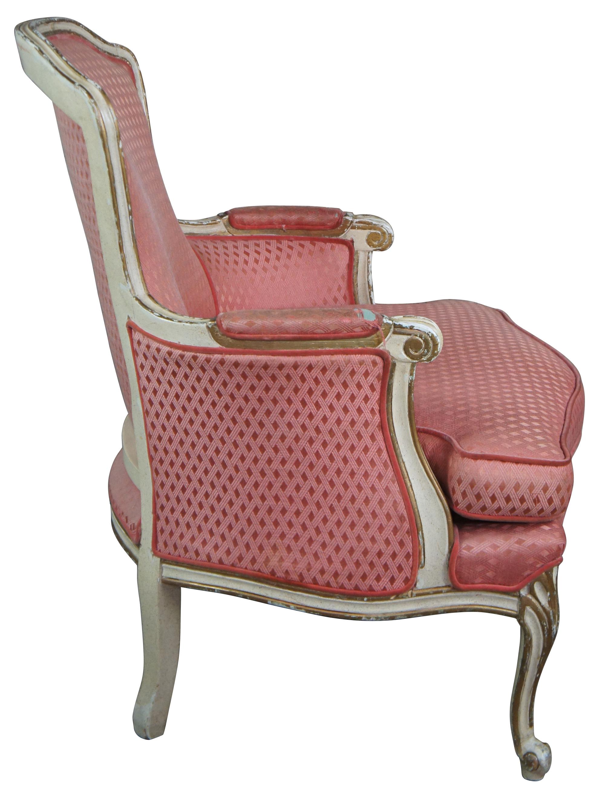 pink french chair
