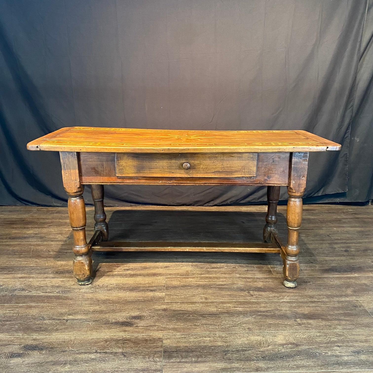 Antique French Provincial Side Table, Console or Sofa Table in vendita 3