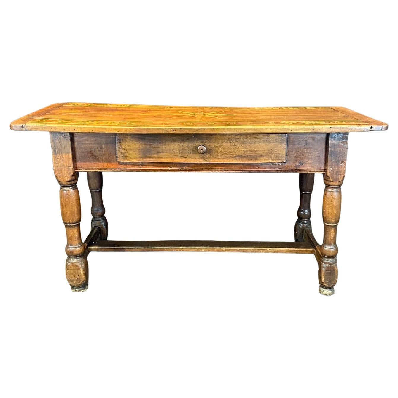 Antique French Provincial Side Table, Console or Sofa Table in vendita