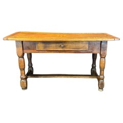 Antique French Provincial Side Table, Console or Sofa Table