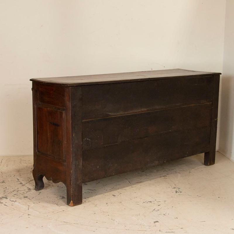 Wood Antique French Provincial Sideboard Buffet