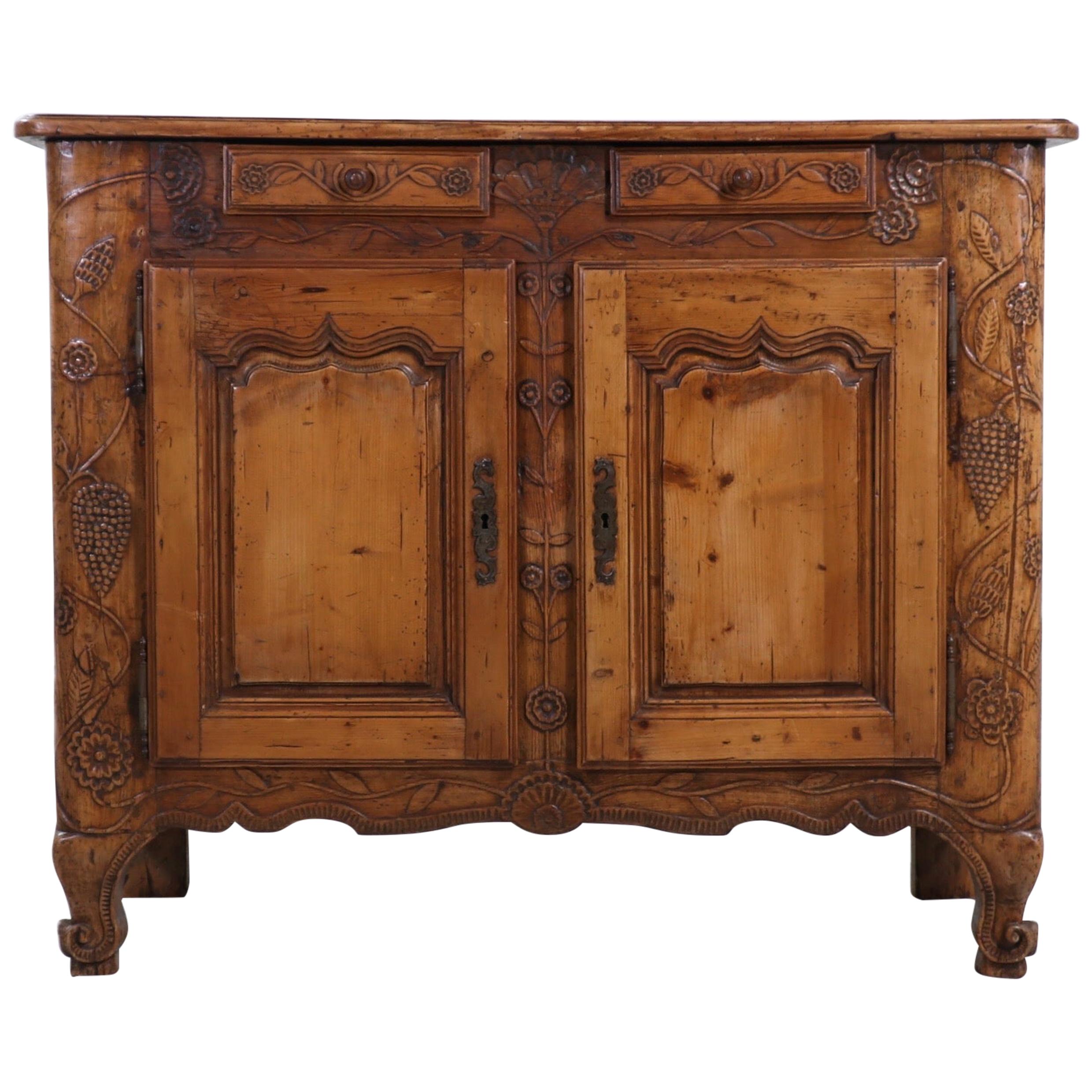 Antique French Provincial Sideboard For Sale