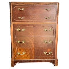 Antique French Provincial Style Wooden Highboy by Imperial Furniture