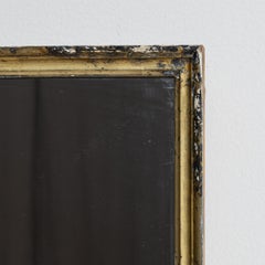 Antique French Provincial Wall Mirror, Gilded Wood Frame, 1900s