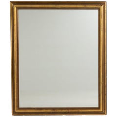 Antique French Provincial Wall Mirror, Giltwood Frame, 1900s, France