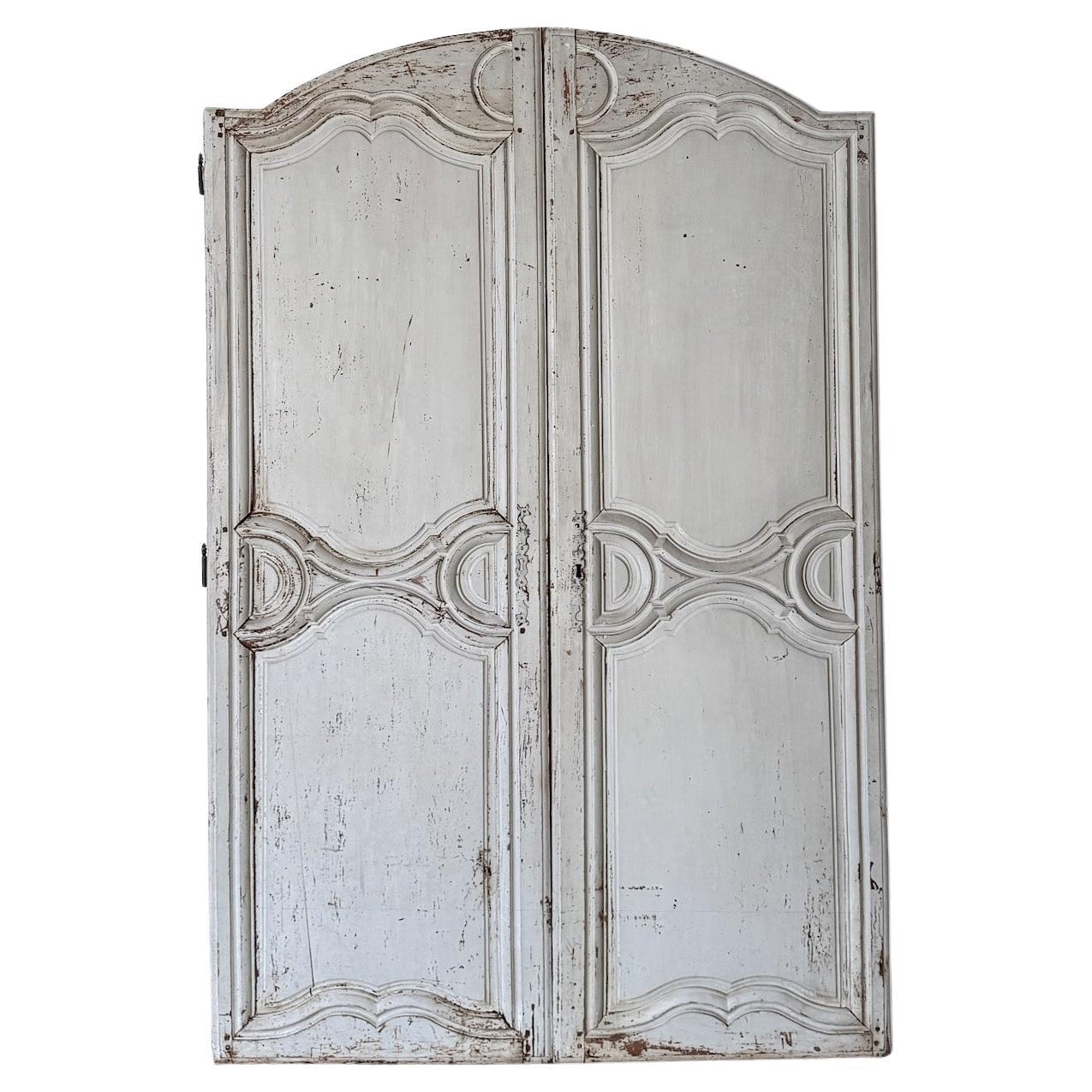 Antique French Provincial Wardrobe Doors, Walnut, CIRCA 1850-1880 in vendita