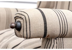 Antique French Reclining Armchair With Iron Adjusting Hardware