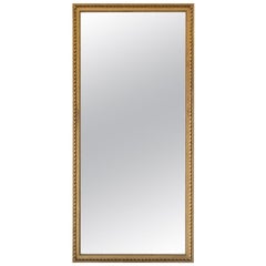 Antique French Rectangle Wall Mirror