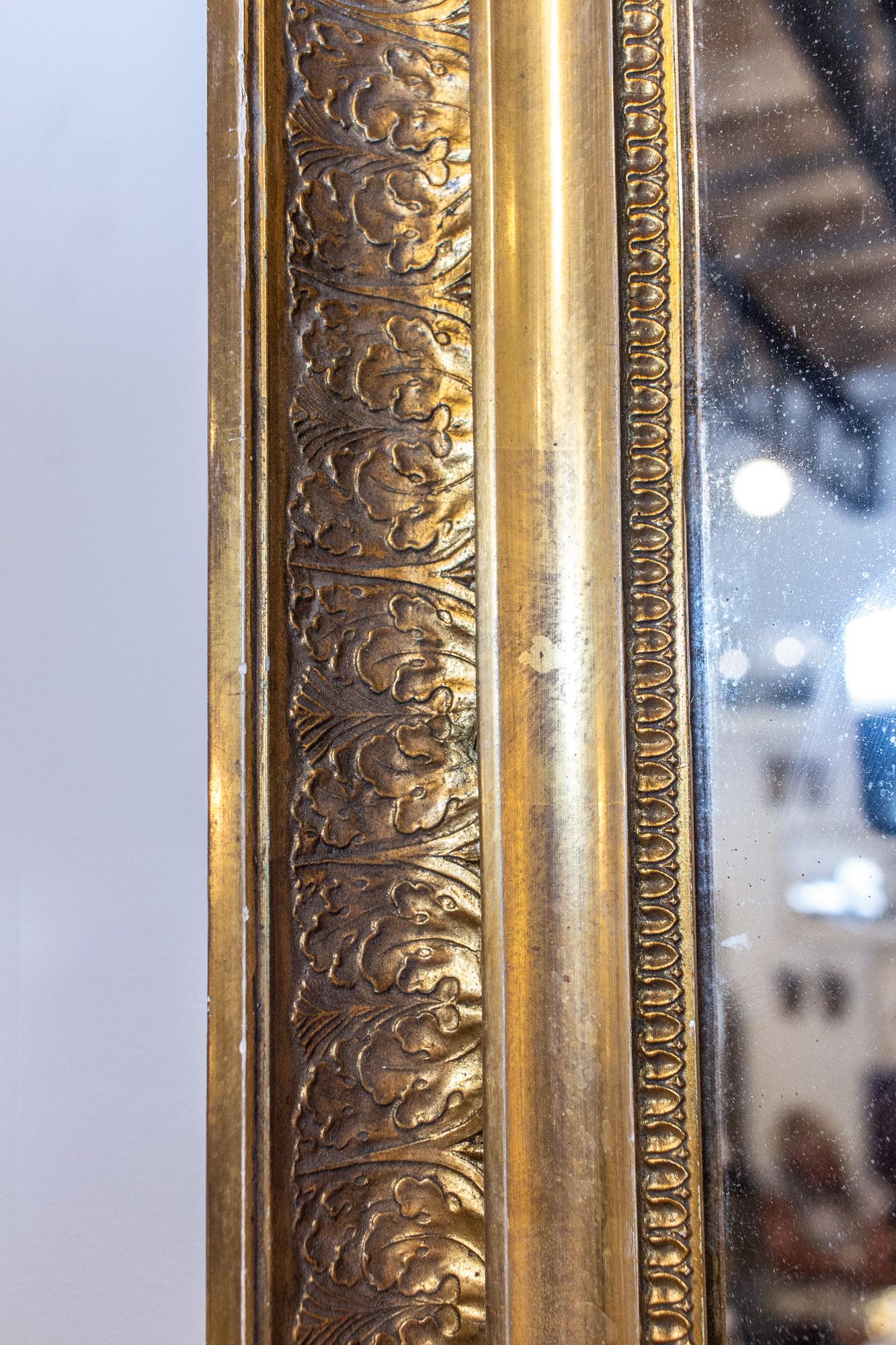 antique rectangular mirror