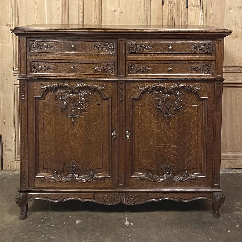 Antique French Regence Buffet, Silver Chest In Good Condition For Sale In Dallas, TX