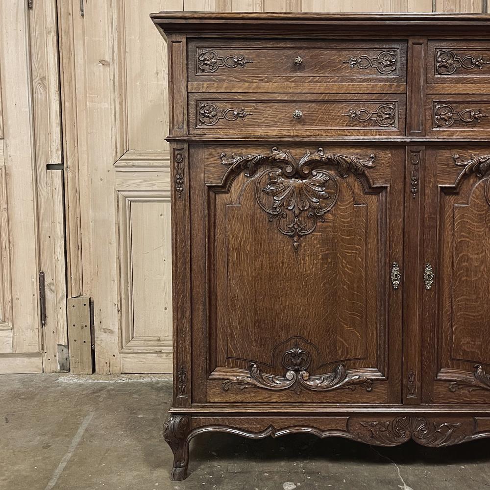 20th Century Antique French Regence Buffet, Silver Chest For Sale