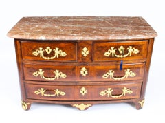 Antique French Régence Ormolu Mounted Commode Circa 1730 18th C