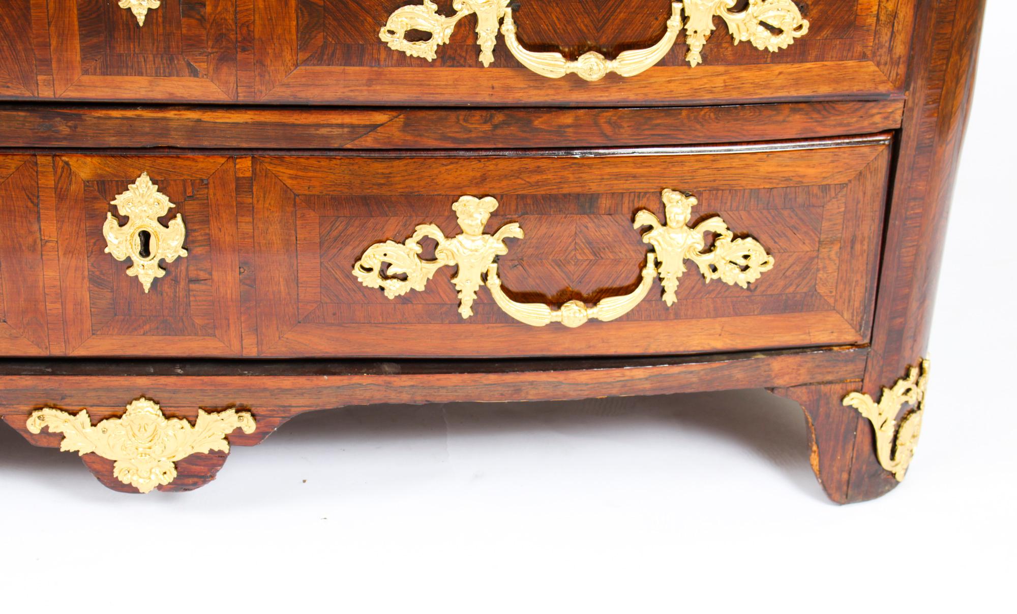 Antique French Régence Ormolu Mounted Commode Circa 1730 18th C In Good Condition In London, GB