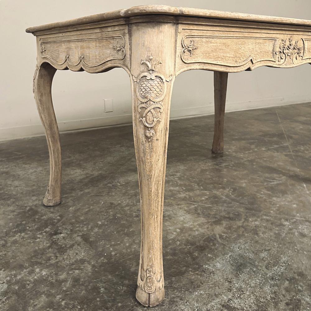 Antique French Regence Stripped Oak Desk ~ Writing Table 6