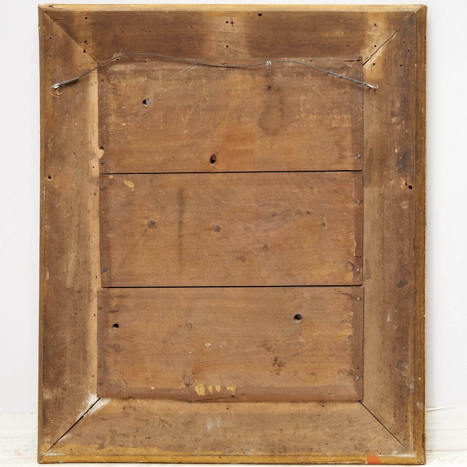 Miroir Antique Mirror en bois doré sculpté de style Régence français en vente