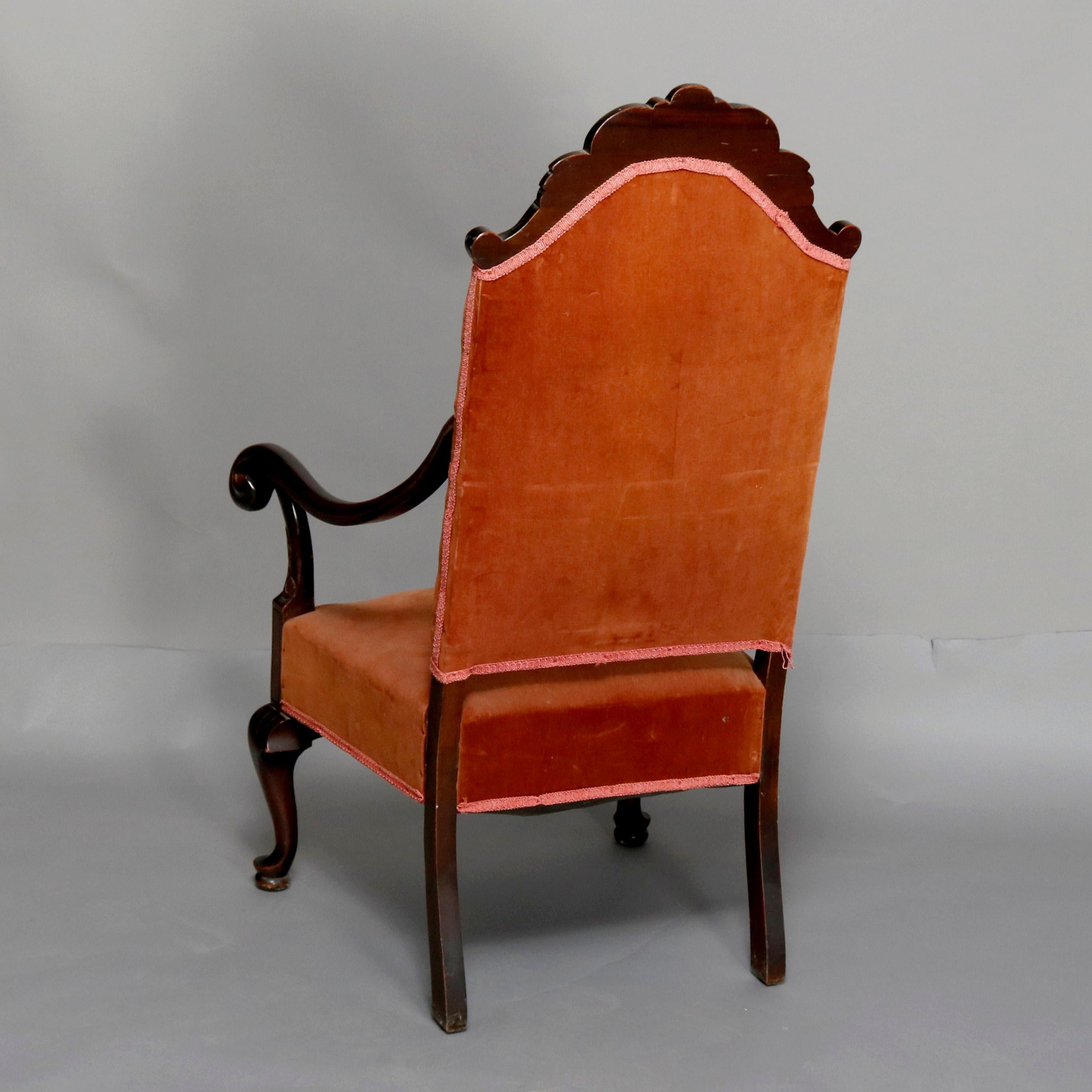 antique throne chair
