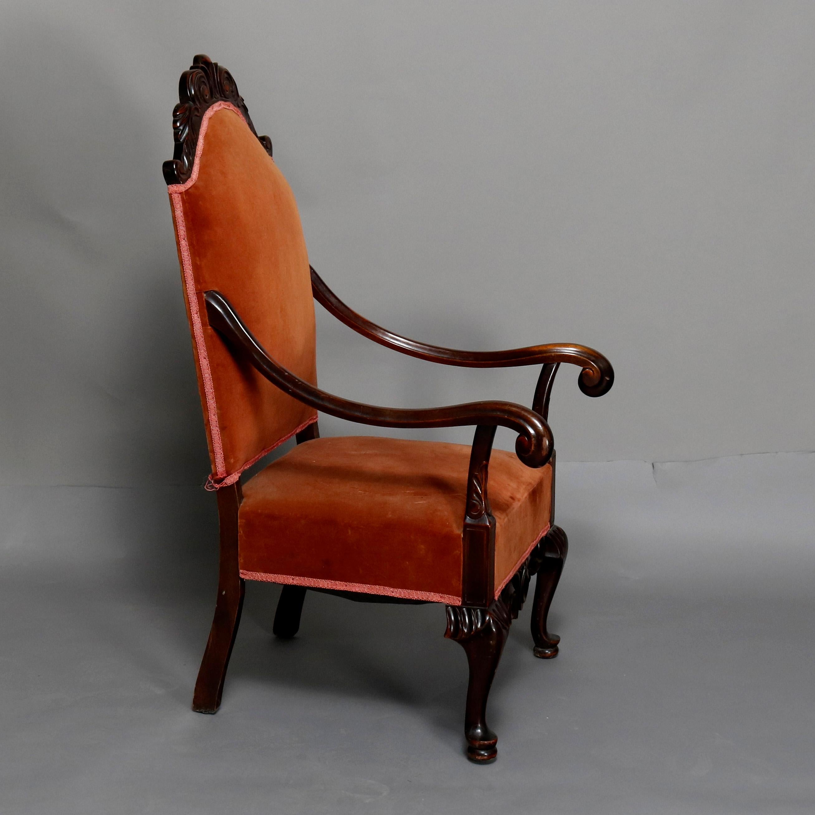 vintage throne chair