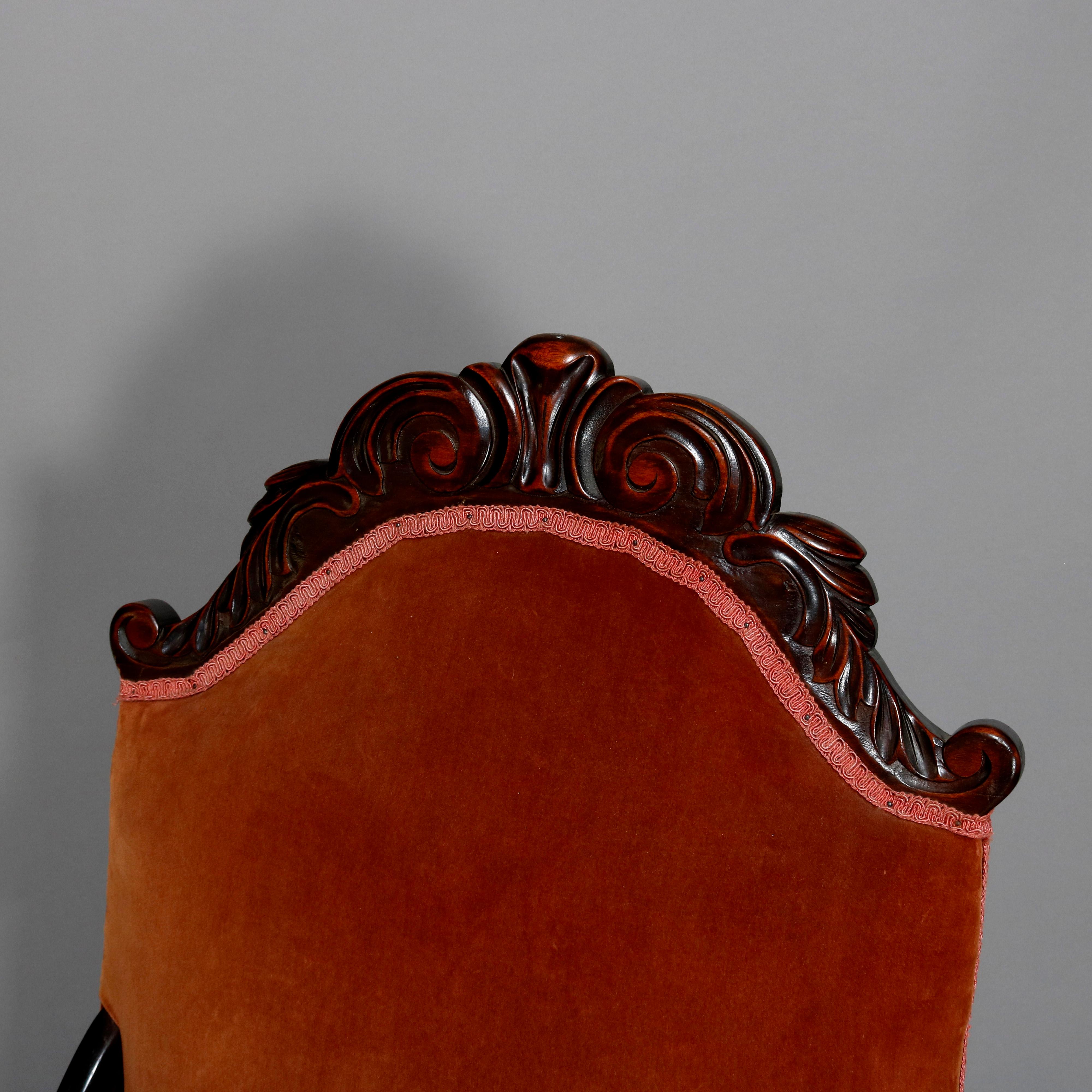 old throne chair