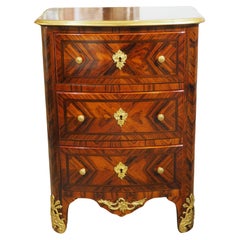 Used French Regence Style Commode with Bronze Dore Hardware, Circa 1875