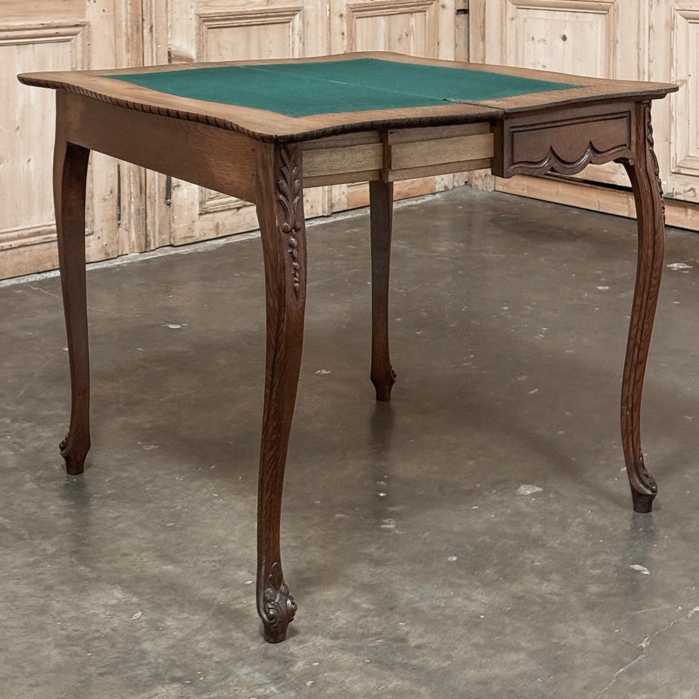 Antiker französischer Flip-Top-Spieltisch im Regence-Stil im Angebot 8