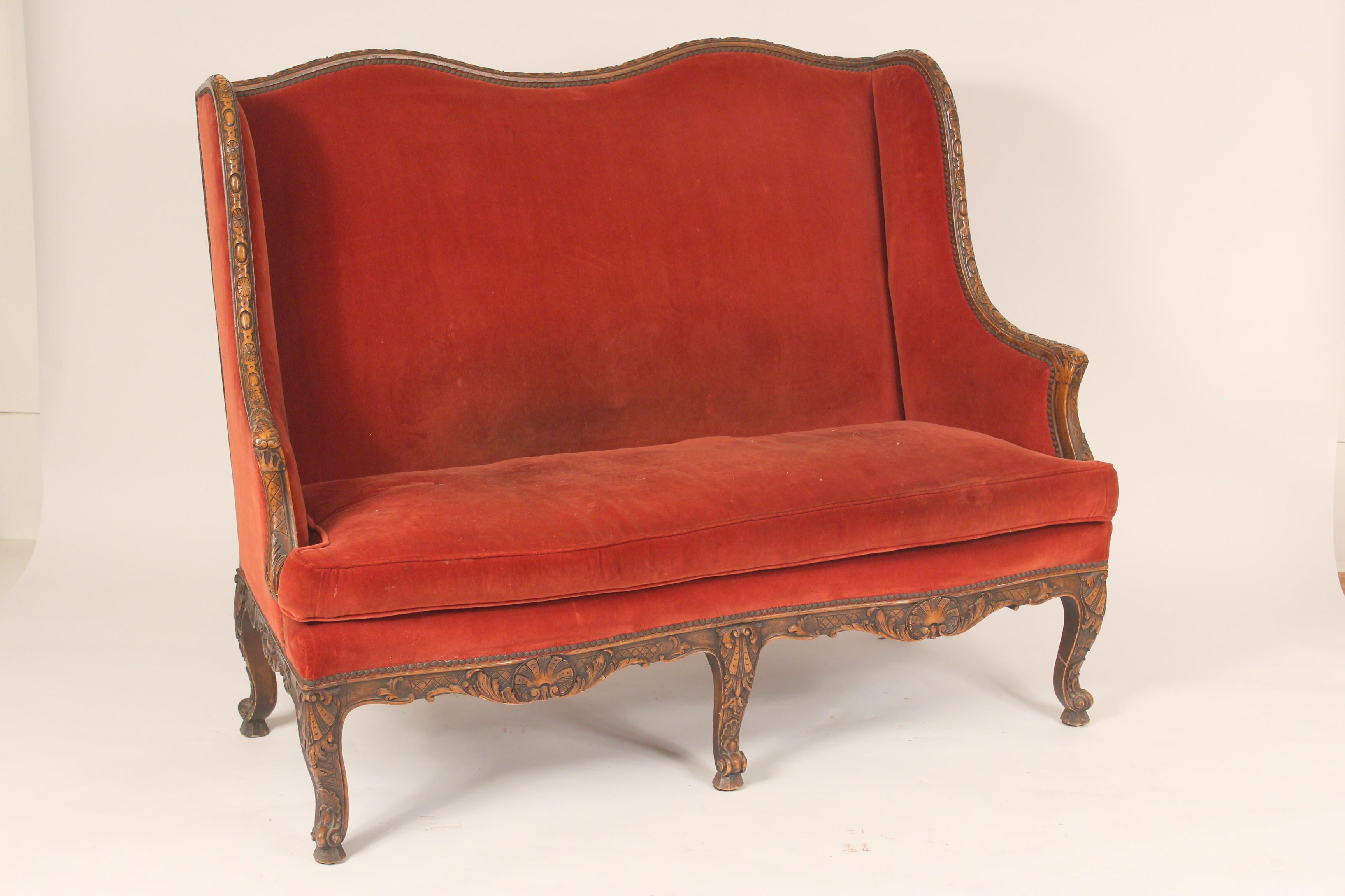 Louis XV Antique French Regence Style Settee