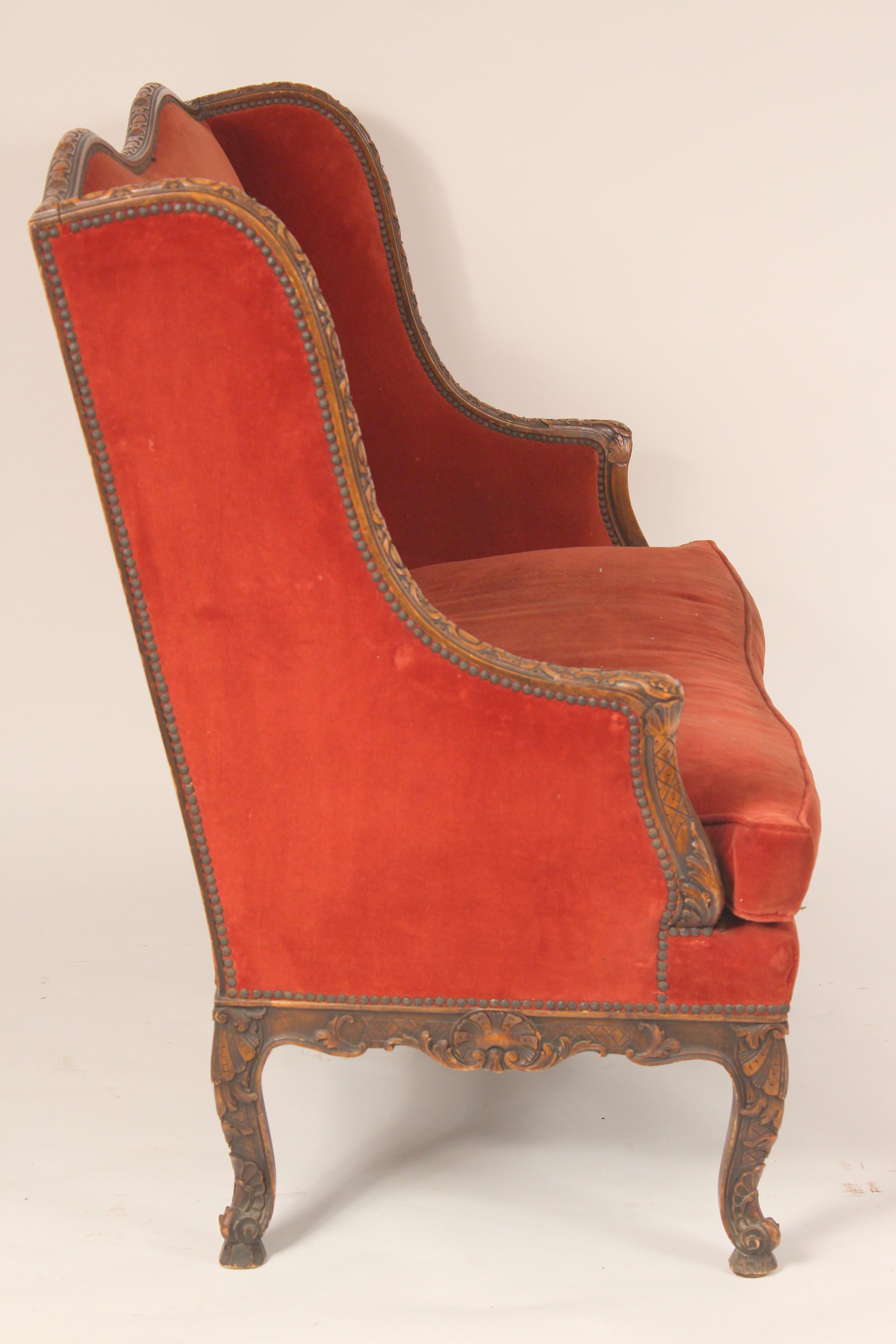 European Antique French Regence Style Settee