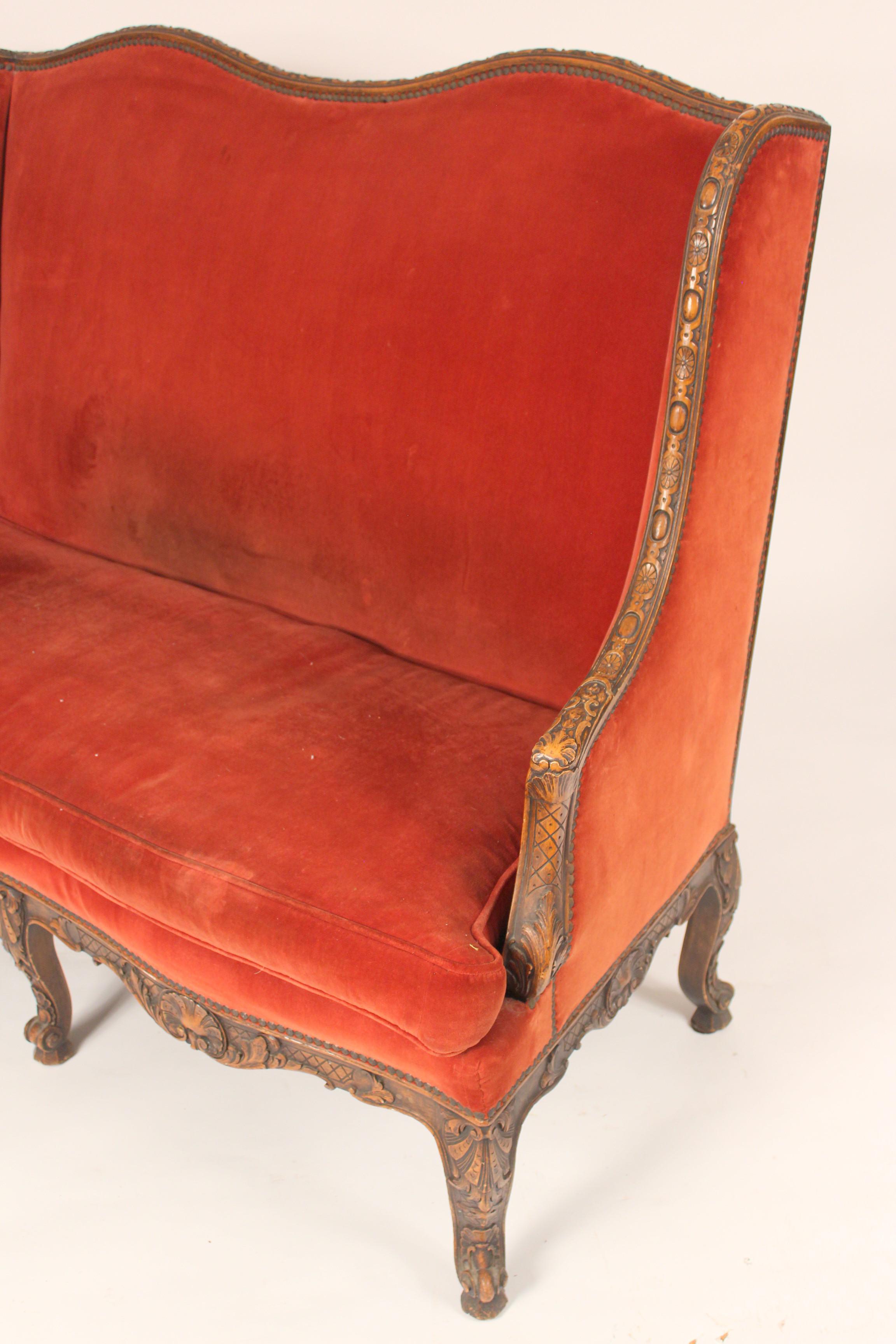 19th Century Antique French Regence Style Settee