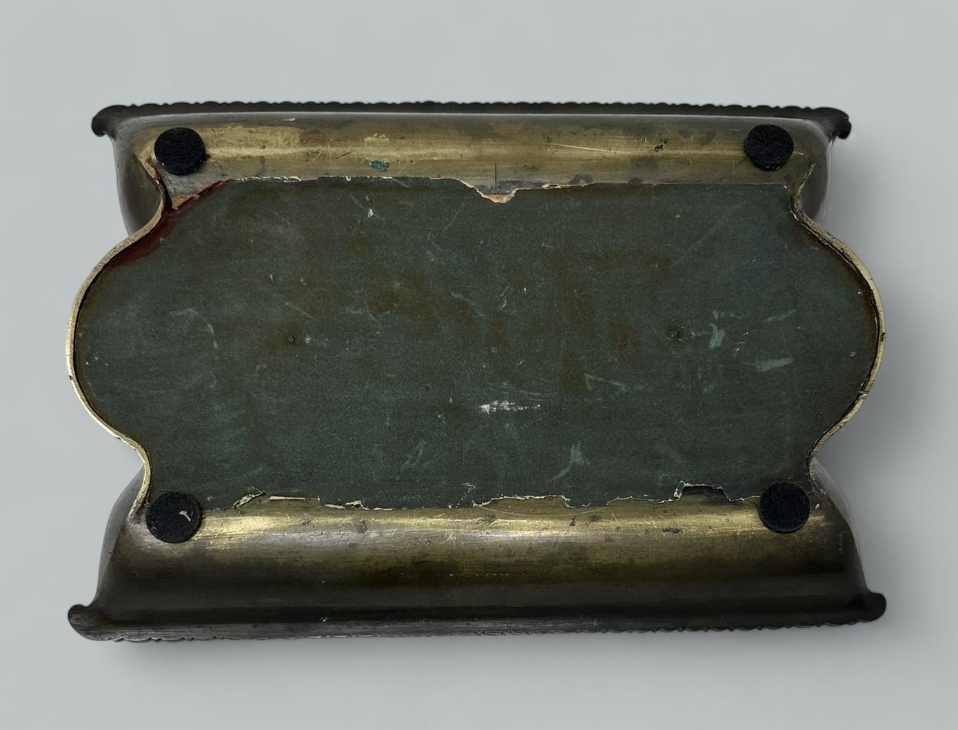 Antique French Regency Grand Tour Bronze Crystal Desk Set Inkstand Encrier 19Ct For Sale 4