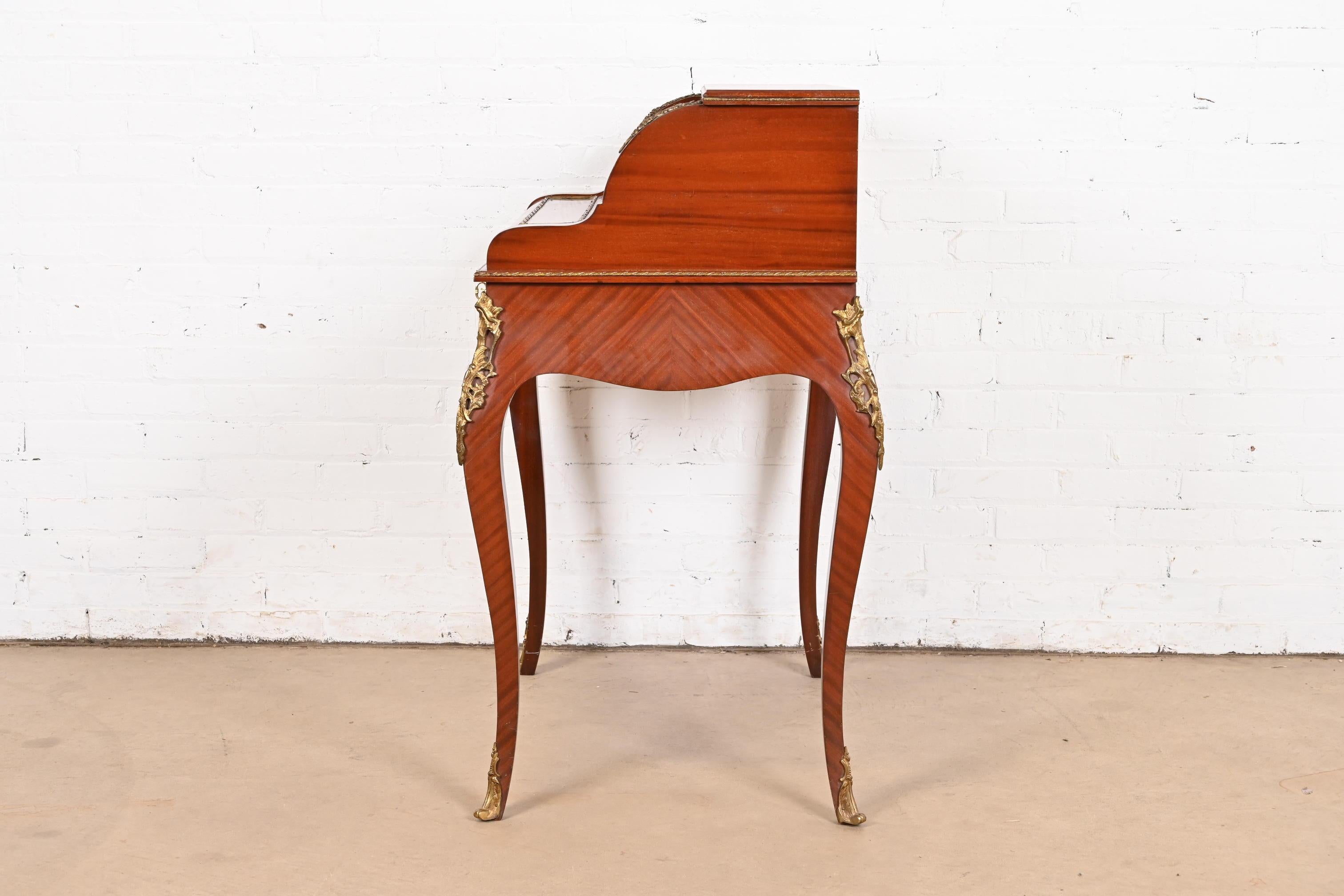 Antiker französischer Regency Louis XV Bureau De Pente Damen-Schreibtisch im Regency-Stil im Angebot 3
