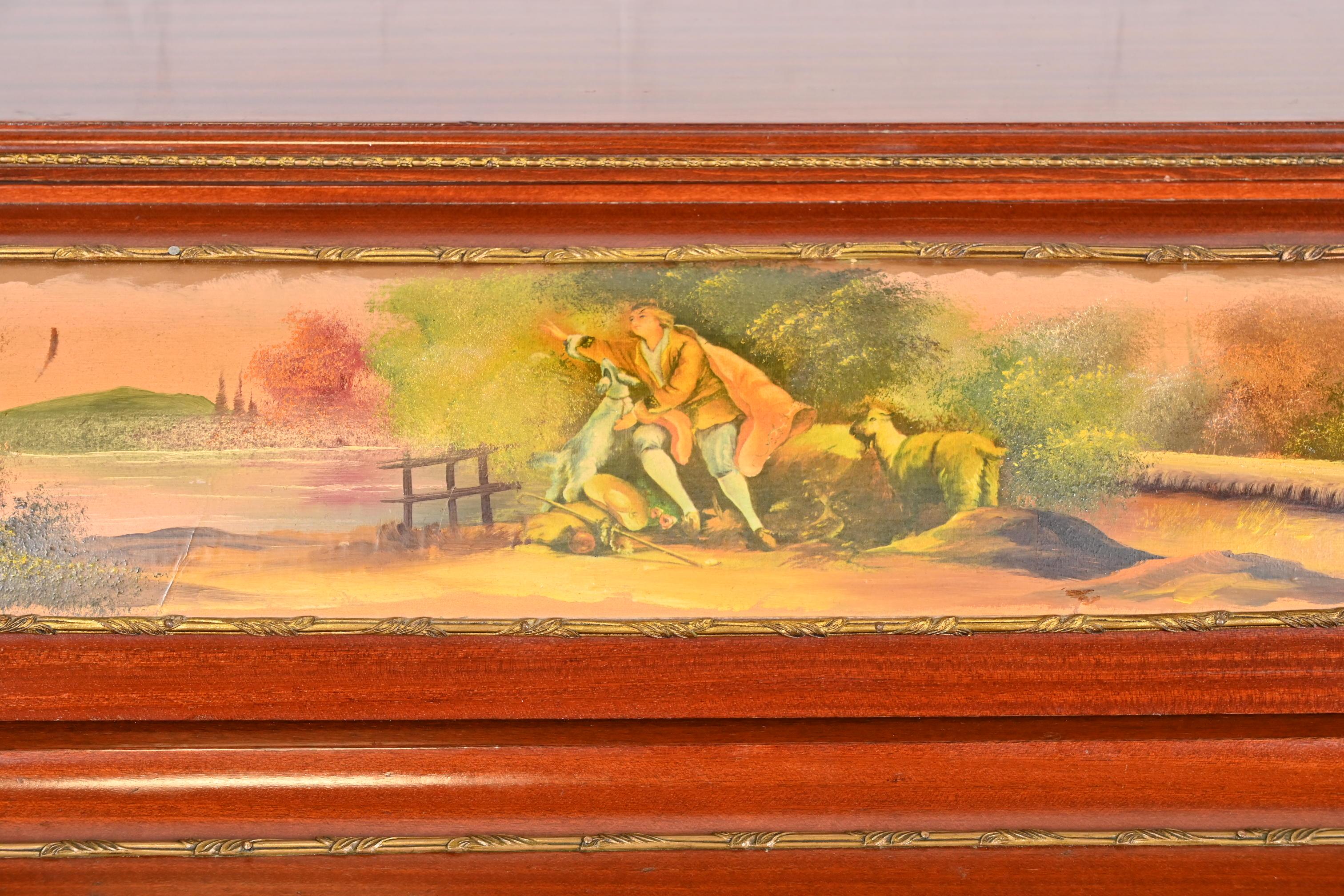 Antiker französischer Regency Louis XV Bureau De Pente Damen-Schreibtisch im Regency-Stil (Frühes 20. Jahrhundert) im Angebot