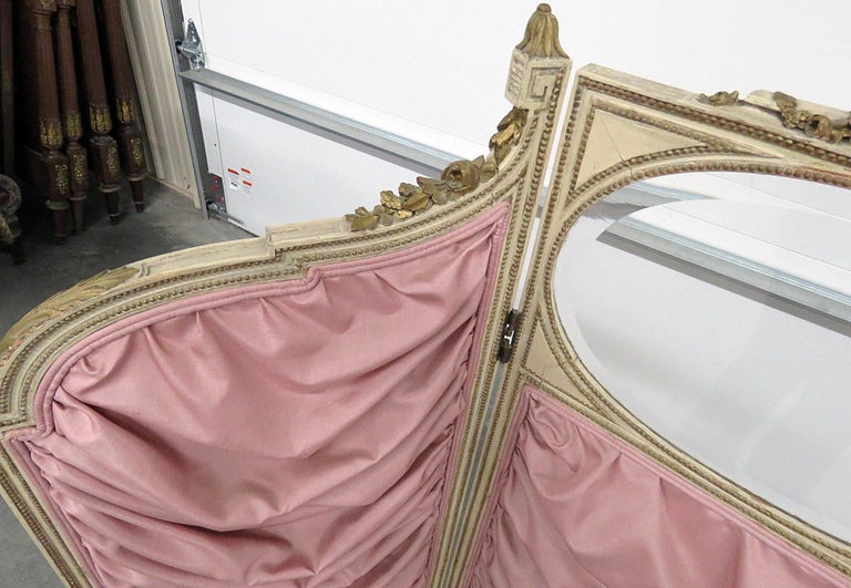 Antique French Regency Style Child's Changing Screen For Sale at