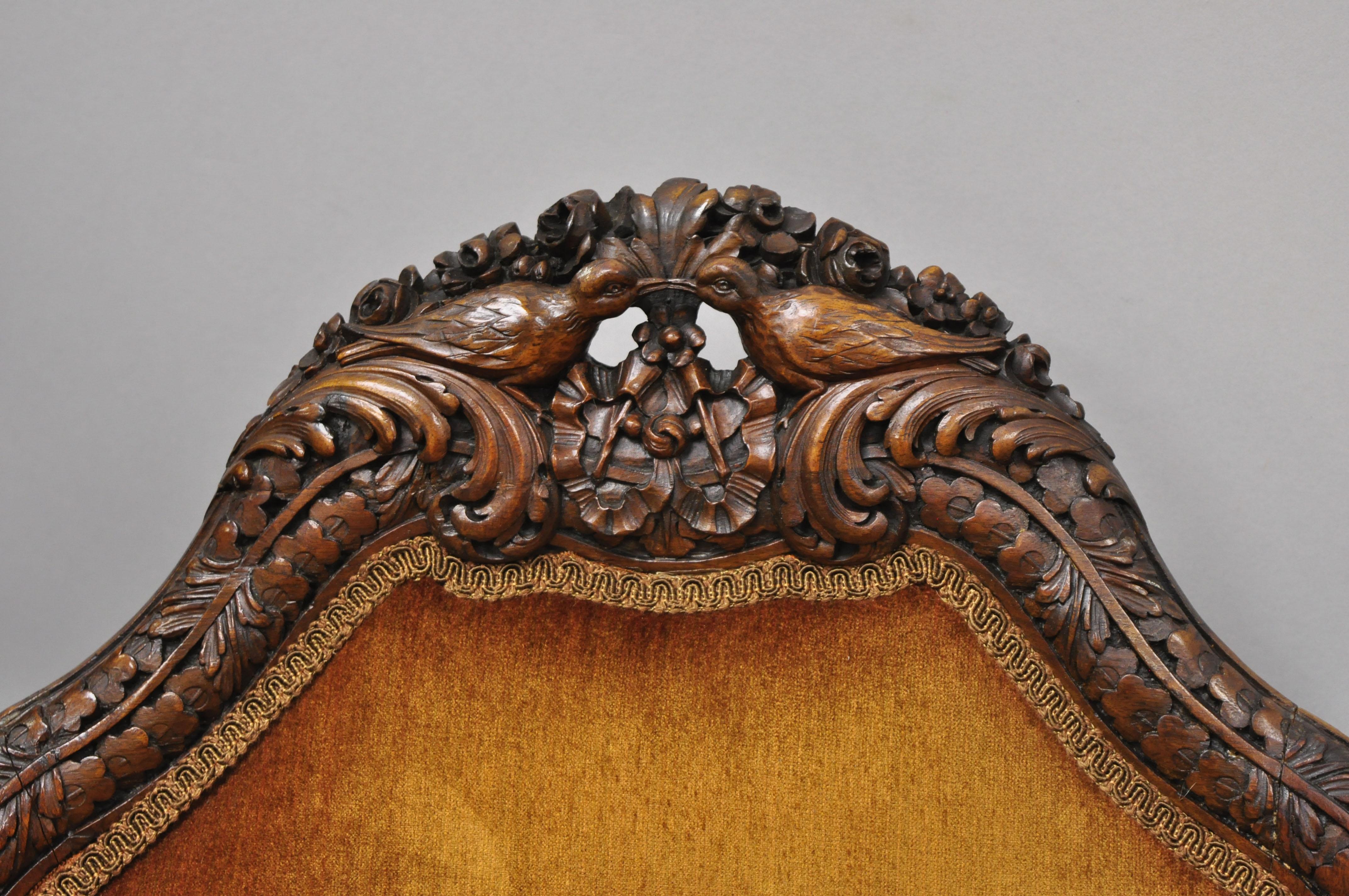 antique mahogany sofa