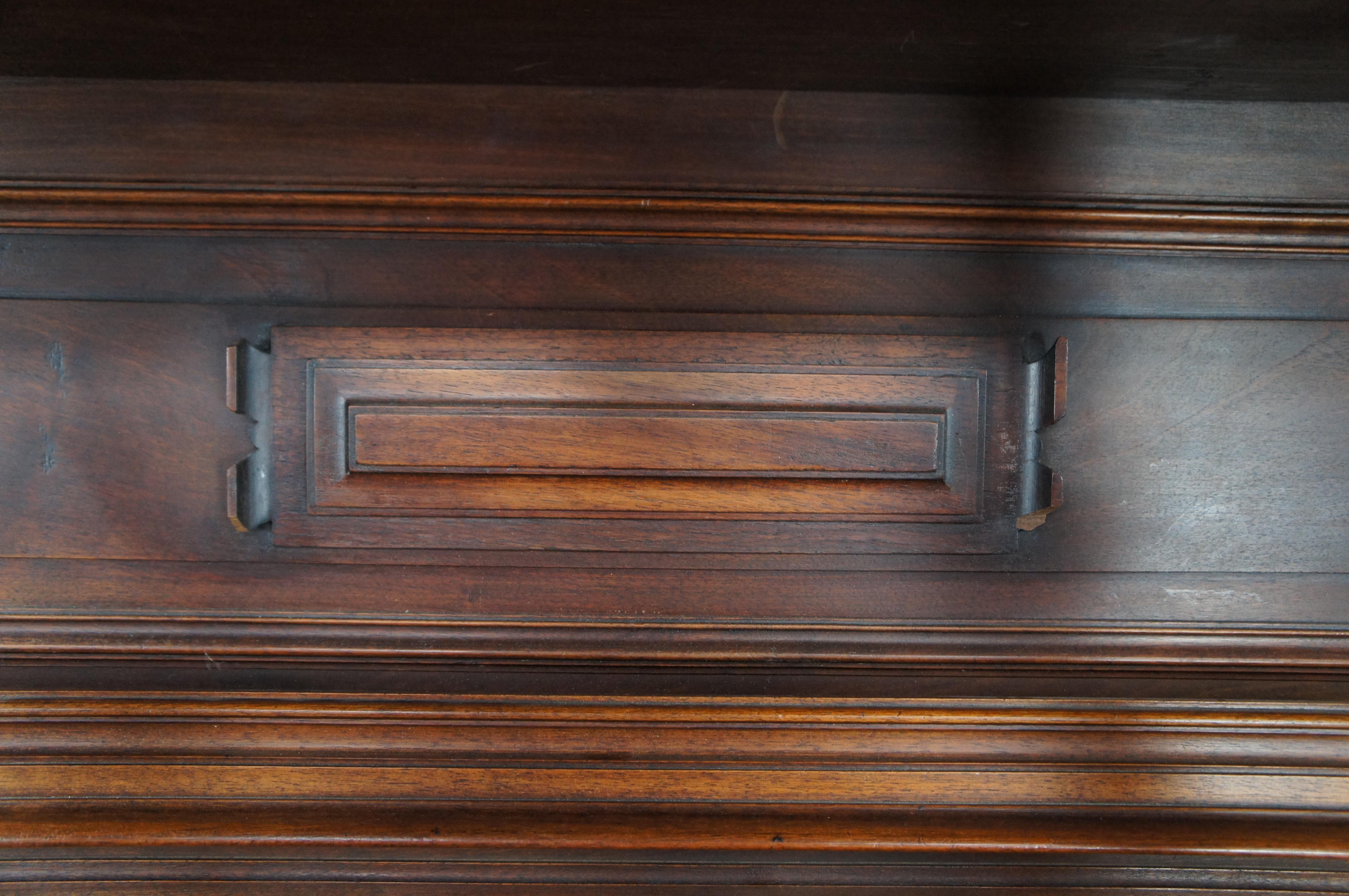 Antike French Renaissance Nussbaum Vaisselier Buffet Schrank Cupboard Hutch 105