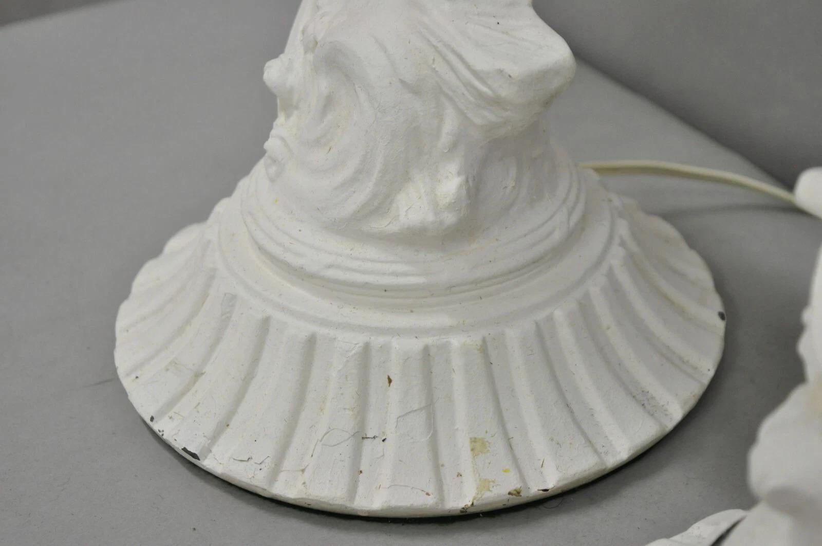 Antique French Renaissance Lampes de table 
