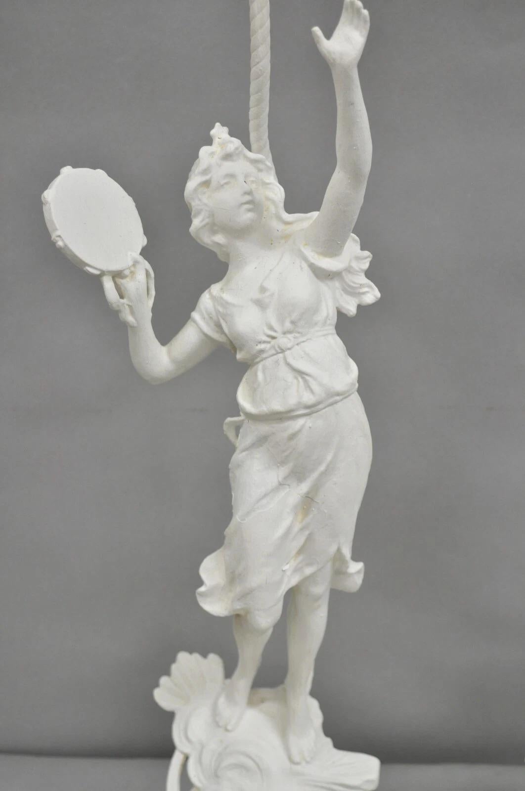 Métal Antique French Renaissance Lampes de table 