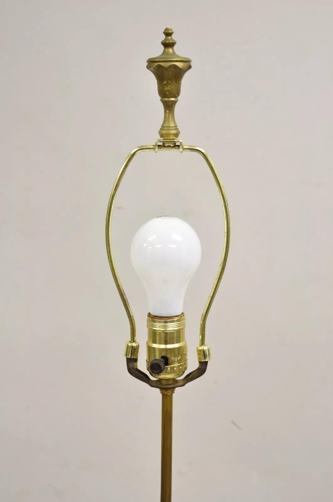 Antique French Rennaisance Moreau Figural Metal Table Lamp w/ Two Women For Sale 1