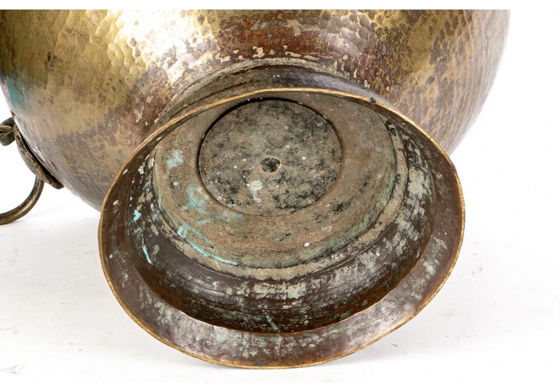 Antique French Ring Handle Copper Urn, circa 1860 2