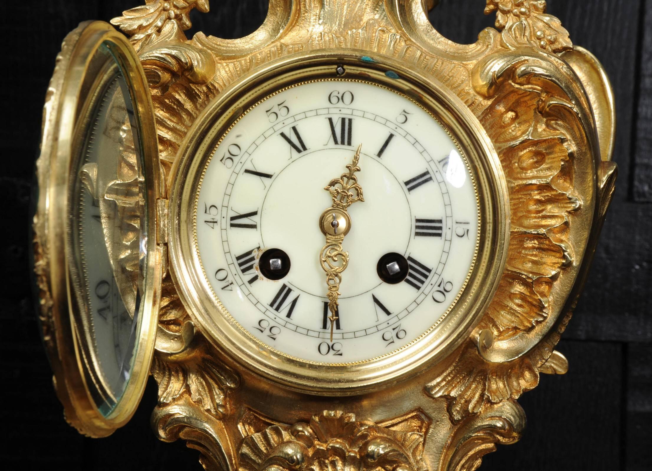 Antique French Rococo Clock 5