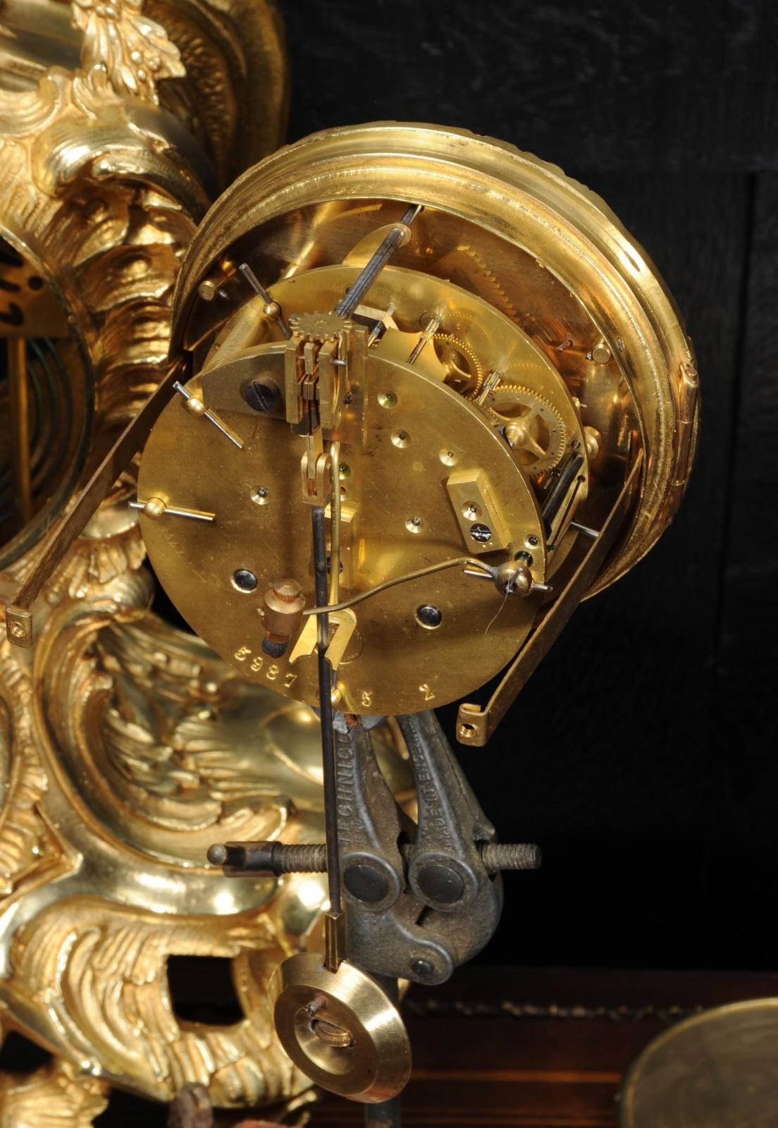 Antique French Rococo Clock 7