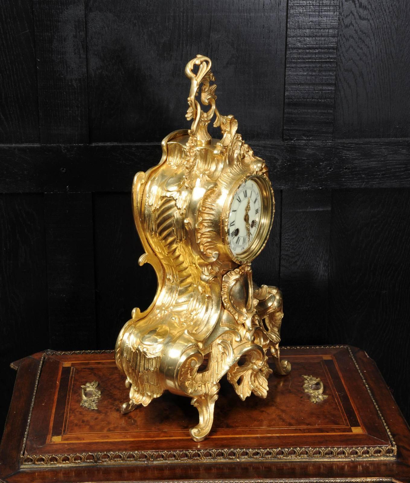 Antique French Rococo Clock 1