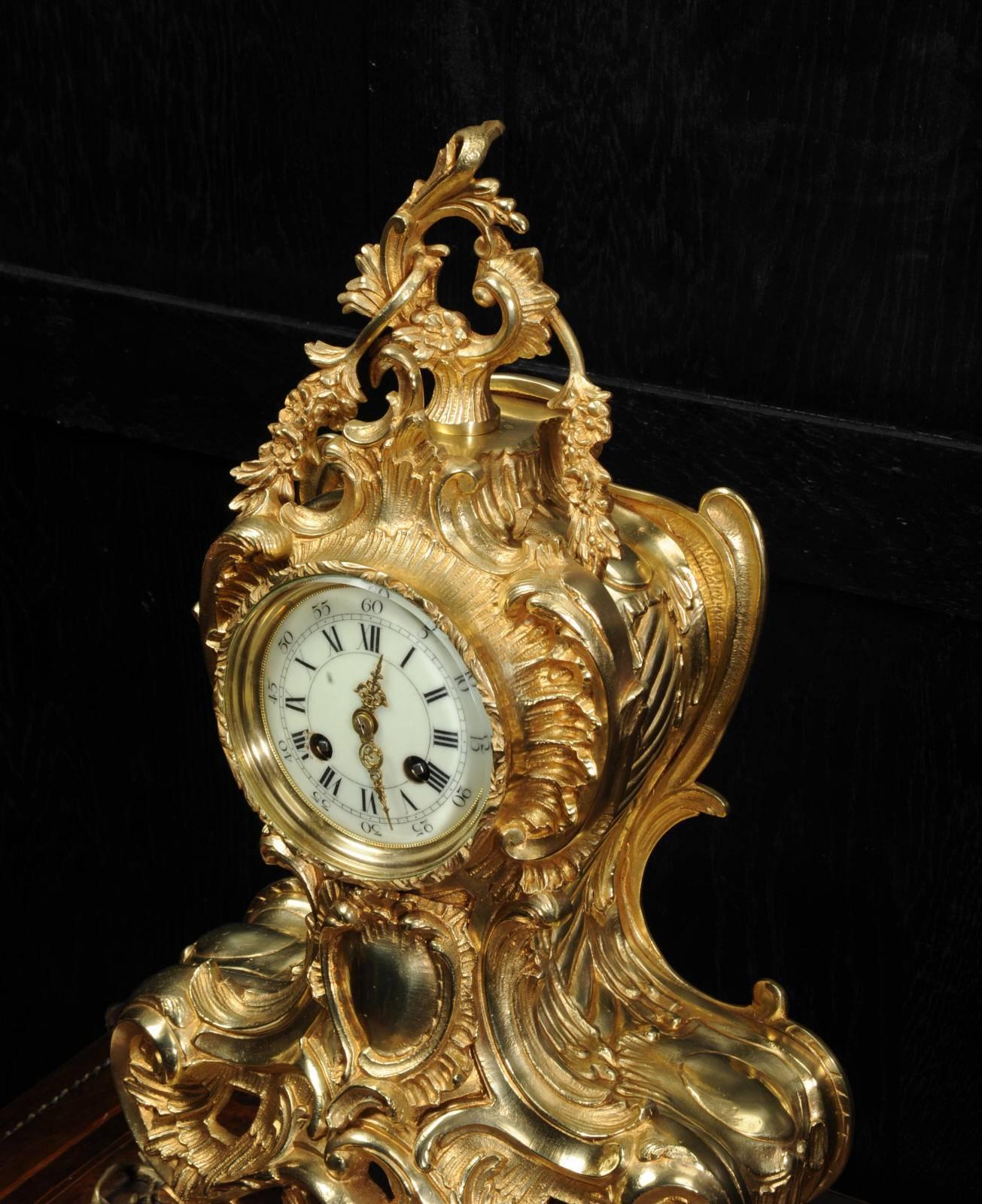 Antique French Rococo Clock 2