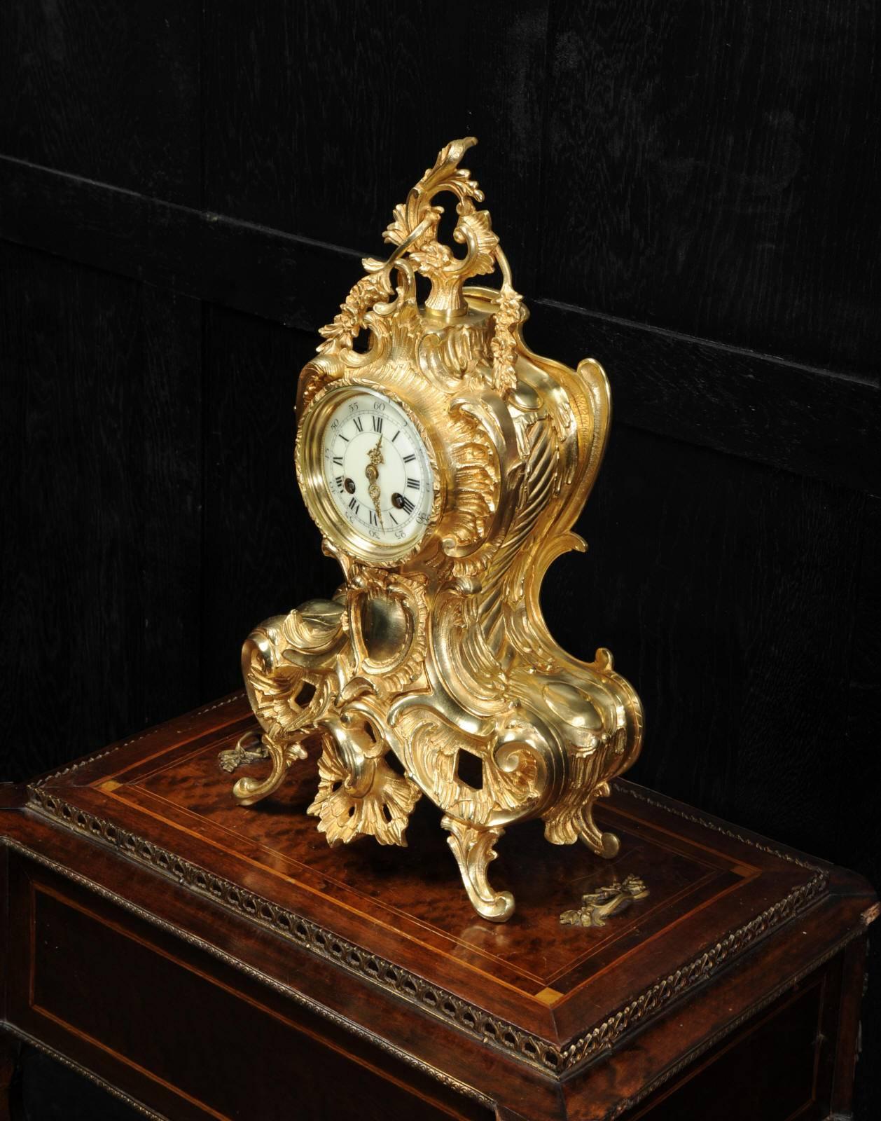 Antique French Rococo Clock 3