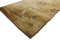 A Flute Serenade: Late 19th Century French Pastoral Tapestry of Rococo Elegance