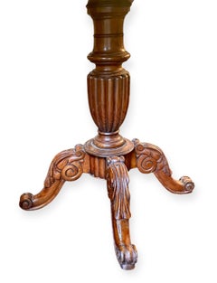 Antique French Rococo Tilt Top Serving Table